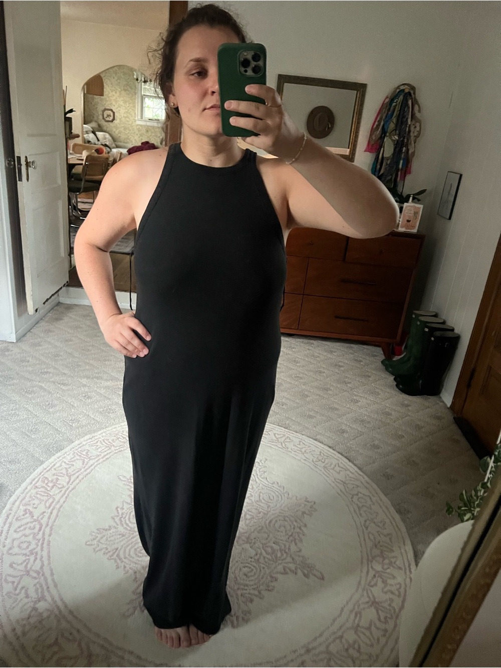 Buck Mason Black Maxi Dress
